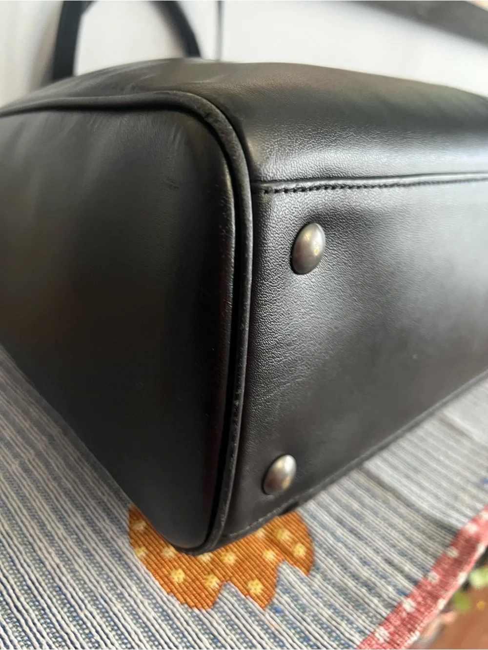 Coach 2014 Taylor Wool/Croc Bowler Satchel.